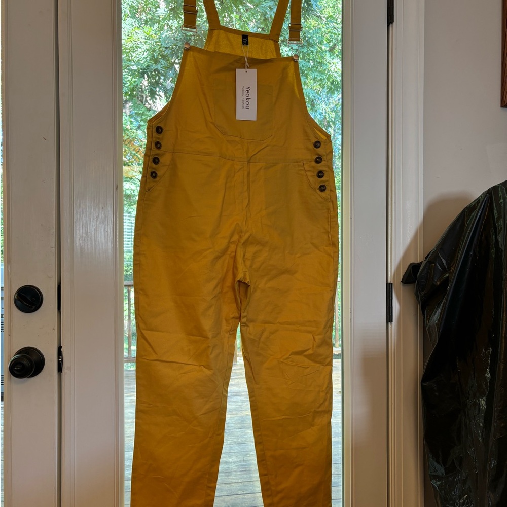 Yeokou Overalls. New With tags. Size Large